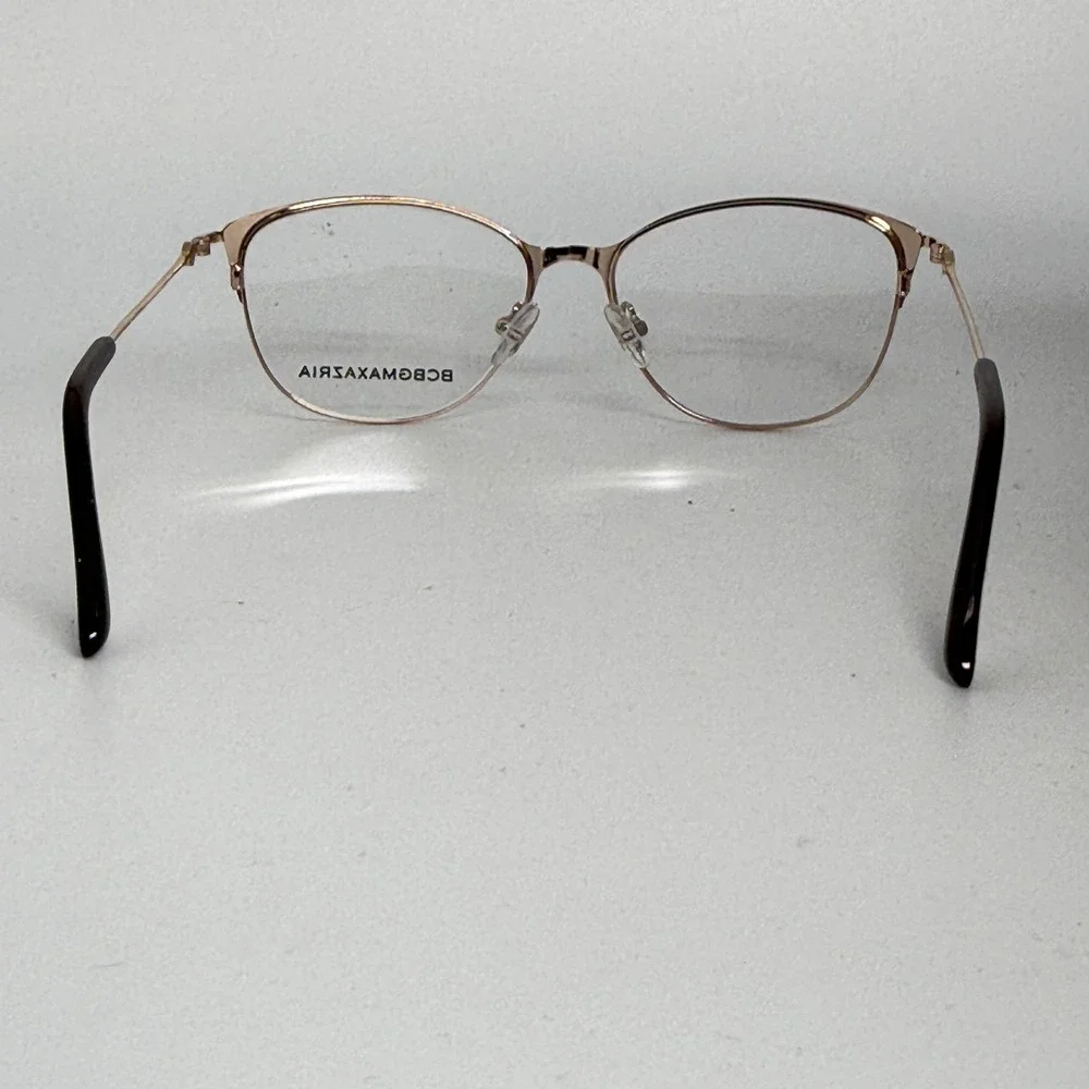BCBGMAXAZRIA Freya Espresso Cat‎ Eye Eyeglasses Frames Made in Italy Women 21233